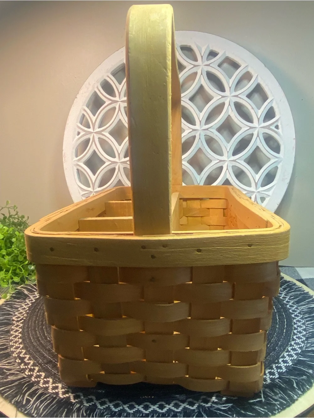 Unbranded Divided Compartments Basket - Perfect for Holding Flatware & Napkins‎